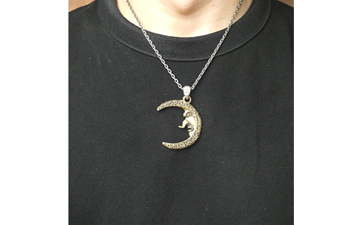 Large moon pendant