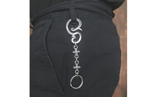 small edge cross key chain