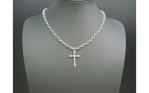 Grape cross necklace