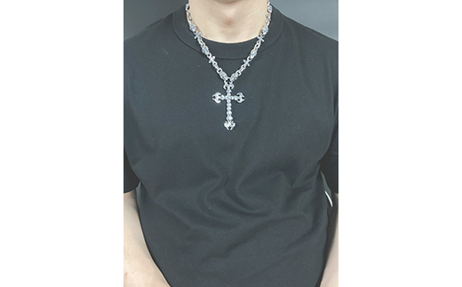 Vampire cross necklace