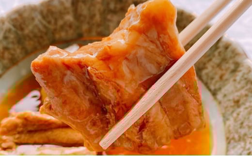 【定期便3ヶ月】大衆割烹つかさ豚角煮500g、もつ煮込み500gギフト