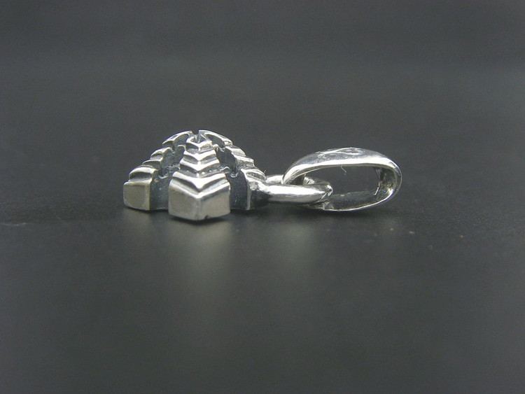 Pyramid cross pendant