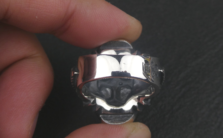 Double iron cross ring ダブル アイアン クロス リング ｜ リング 指輪 シルバーリング シルバー シルバー925 ハンドメイド 手作り ゆびわ りんぐ アクセサリー 十字架 モチーフ 925 選べる サイズ ジュエリー アクセ ファッション 人気 シンプル ギフト プレゼント 年末年始 お中元 お歳暮 内祝い 快気祝い