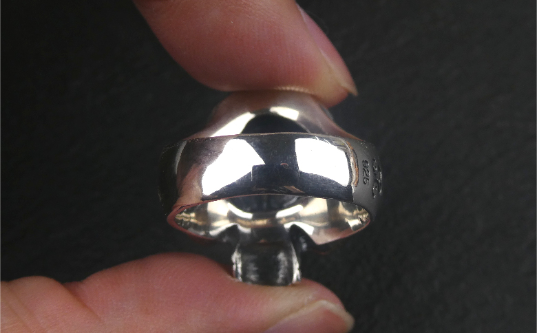 顎無し skull ring あご無し スカル リング ｜ 最適 な ボリューム の 指輪 です シルバー アクセサリー 髑髏 モチーフ 925 ハンドメイド 選べる サイズ アクセ ファッション 人気 シンプル ギフト プレゼント 年末年始 お中元 お歳暮 内祝い 快気祝い