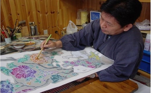 【佐古師匠直伝】　藍染体験チケット　1名様(ストール)