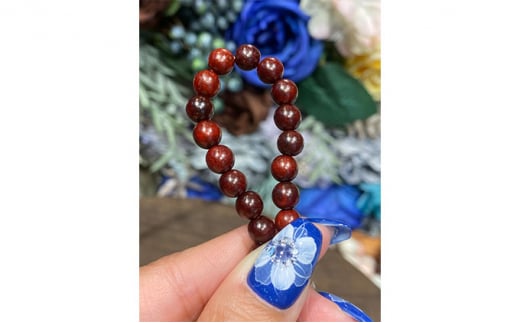 赤檀ブレスレット　17cm0789