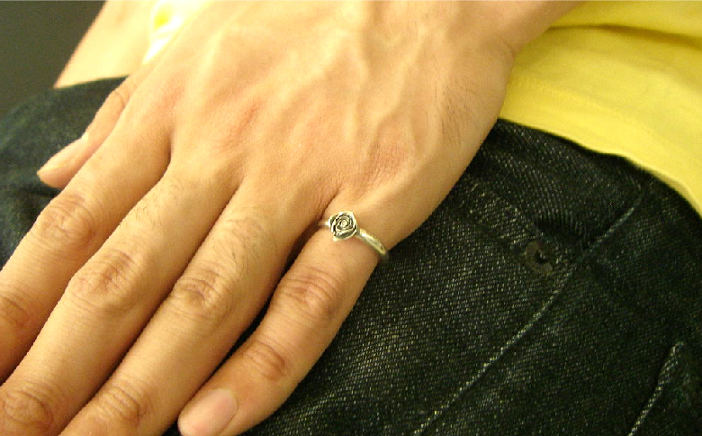 flower ring フラワー リング ｜ 指輪 シルバー アクセサリー 花 モチーフ 925 ハンドメイド 選べる サイズ ジュエリー アクセ ファッション 人気 シンプル ギフト プレゼント 年末年始 お中元 お歳暮 内祝い 快気祝い 茨城県 常総市