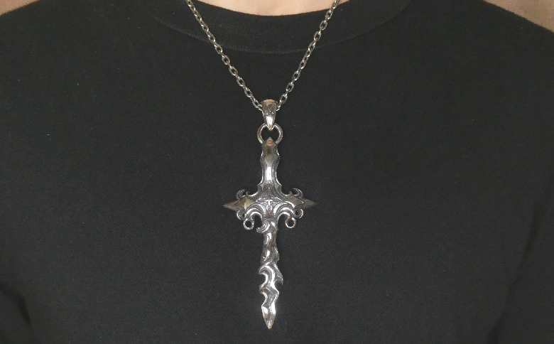 New plant sword pendant ニュープラント ソード ペンダント ｜ シルバー シルバー925 ハンドメイド 手作り アクセサリー ペンダントトップ ネックレス チャーム ジュエリー アクセ ファッション 人気 シンプル ギフト プレゼント 年末年始 お中元 お歳暮 内祝い 快気祝い