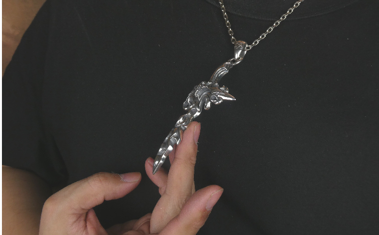 New plant sword pendant ニュープラント ソード ペンダント ｜ シルバー シルバー925 ハンドメイド 手作り アクセサリー ペンダントトップ ネックレス チャーム ジュエリー アクセ ファッション 人気 シンプル ギフト プレゼント 年末年始 お中元 お歳暮 内祝い 快気祝い