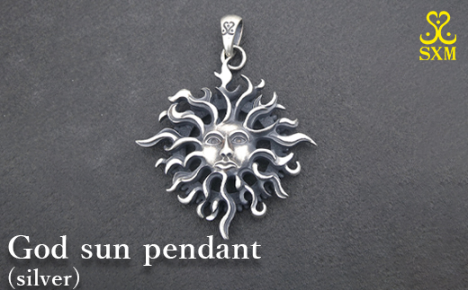 God sun pendant (silver)