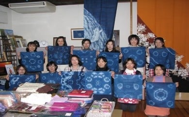 【佐古師匠直伝】　藍染体験チケット　1名様(ストール)