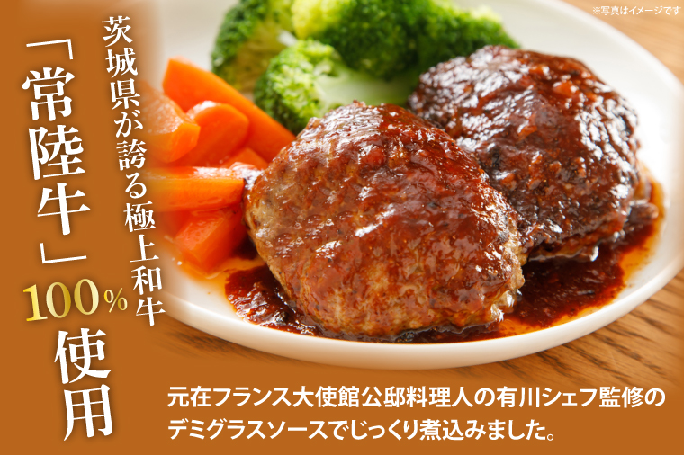 常陸牛ビーフシチュー　(180g×2)＆　常陸牛100％煮込みハンバーグ　(200g×2)セット（AA219）