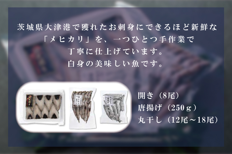 地魚「メヒカリ」食べ比べセット(AJ202)