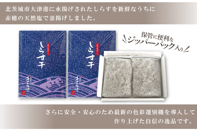 大津港水揚げのしらす干し　1kg(500ｇx２箱)(AS206)