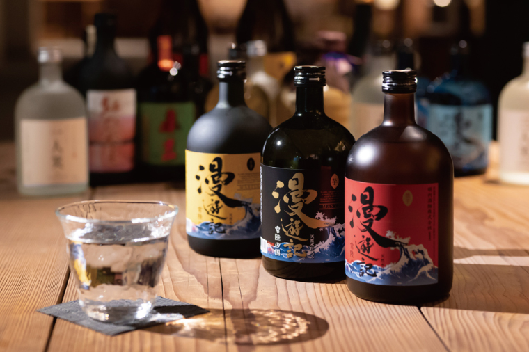 【茨城県共通返礼品/水戸市】漫遊記 芋焼酎３種 飲み比べセット （芋、干し芋、焼き芋）【本格 昔ながら 香ばしい お酒】(CO103)