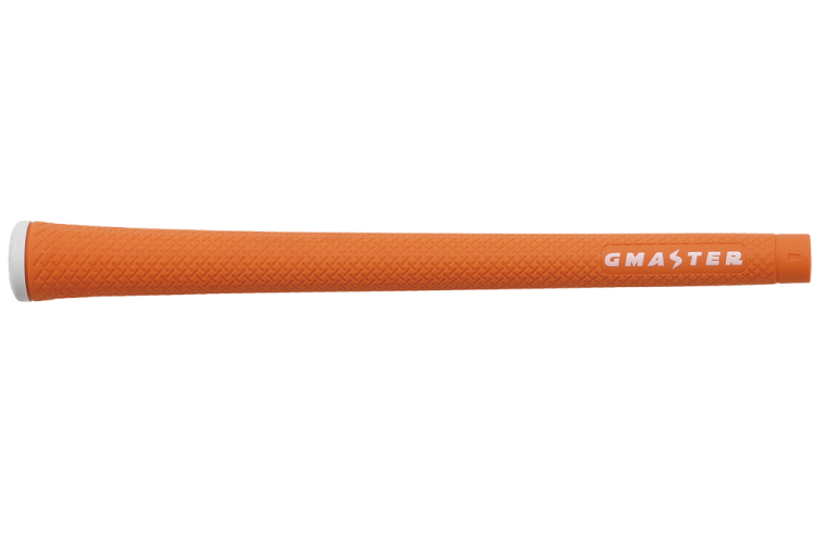 【5本セット】GMASTER GOLFGRIP(スタンダード　49g±1　バックライン無)　オレンジ×ホワイト｜茨城県 北茨城市 ふるさと納税 ゴルフ ゴルフグリップ（CW007）