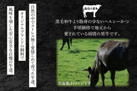雨情の里牛ももスライス800ｇ「焼き肉用」【ブランド牛 やきにく 牛肉 うじょうのさと 牛 スライス】(BL205)