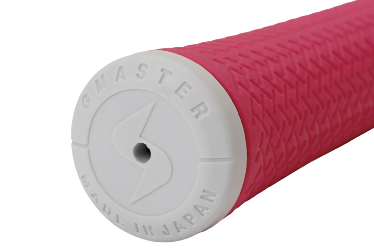 【10本セット】GMASTER GOLFGRIP(スタンダード　49g±1　バックライン無)　ピンク×ホワイト【ゴルフ ゴルフグリップ 高精度 スタイリッシュ グリップ 国産 国内生産】（CW010）