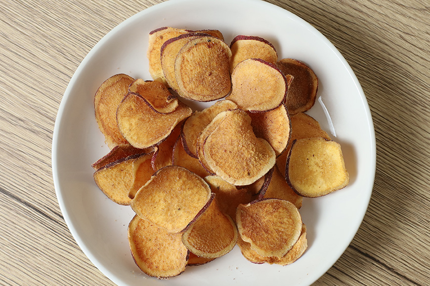 かさまチップス（こがし醤油）3袋