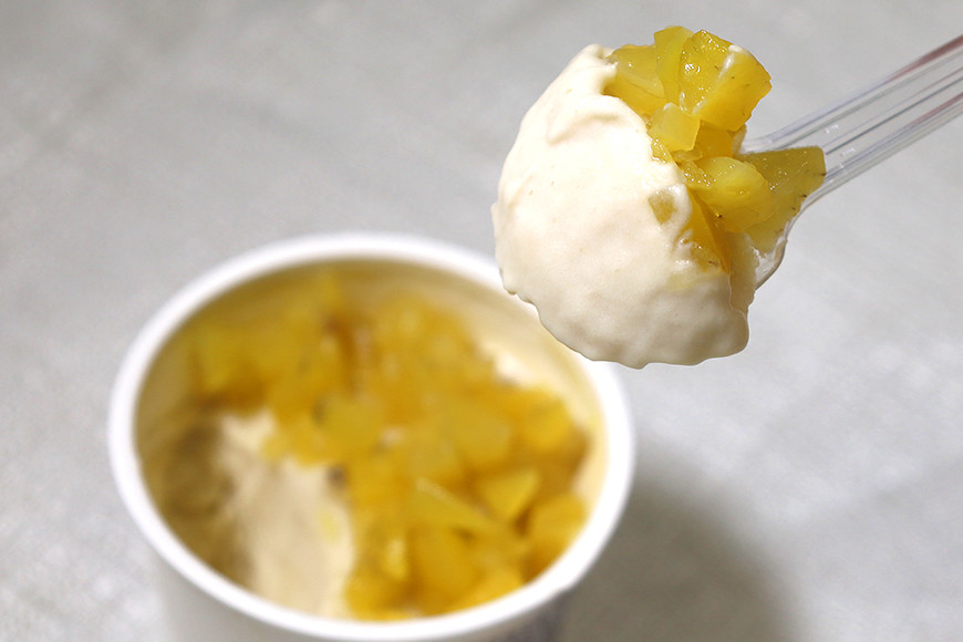 「栗の生産日本一」茨城県 頂 笠間の栗 超濃厚栗アイス３個×プリン３個セット