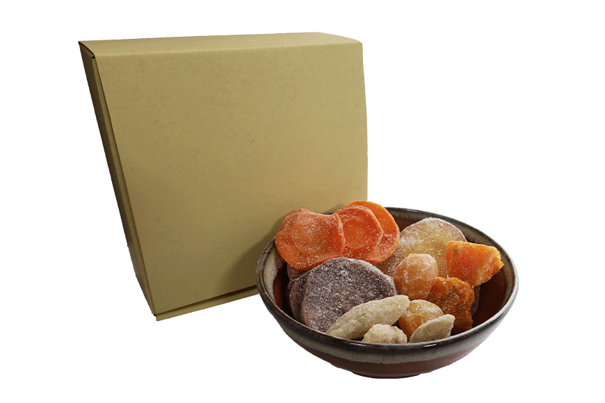 笠間の甘納豆 × 笠間焼 【笠間PA限定商品】 450g 甘納豆 和菓子 さつま芋 人参 かぼちゃ 栗 ごぼう 野菜 茨城県 笠間市