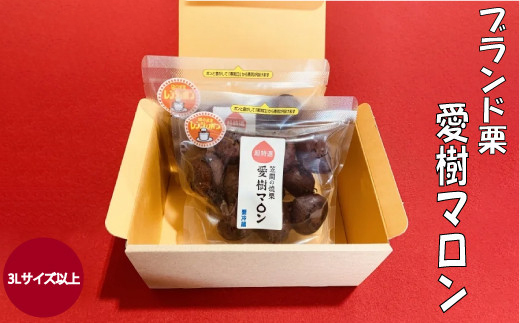 熟成させた「笠間の焼栗」愛樹マロン 超特選 1箱（300g×2パック） 焼栗 焼き栗 栗 国産 個包装 くり 和栗 ギフト プレゼント 秋 旬 おやつ スイーツ 果物 フルーツ 茨城県 笠間市 【7月5日まで受付・12月～7月順次発送予定】