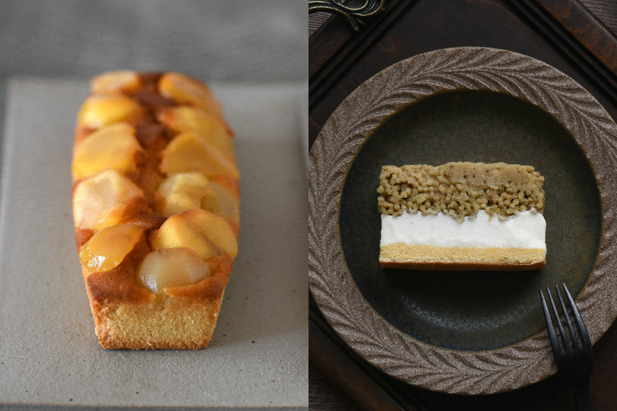 笠間マロン堂Gセット ・ほほ栗モンブラン1箱・ほほ栗パウンドケーキ1箱