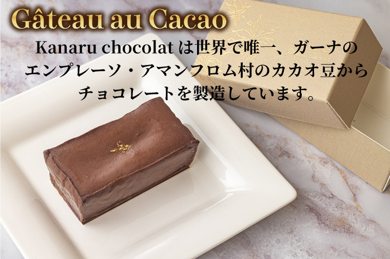 le G?teau au Cacao (1本)|チョコ チョコレート カカオ エンプレーソ アマンフロム村 ガーナ 茨城県 取手市（AH004-1）