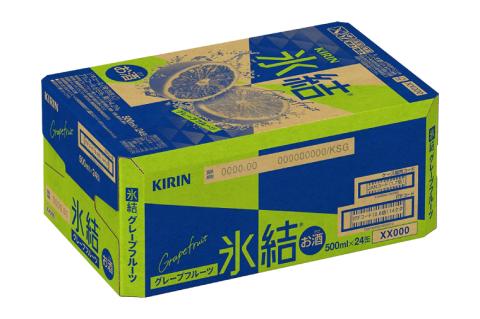 キリンビール取手工場産 氷結グレープフルーツ500ml缶×24本|KIRIN 麒麟 チューハイ 氷結 氷結グレープフルーツ 茨城県 取手市（AB027-2）