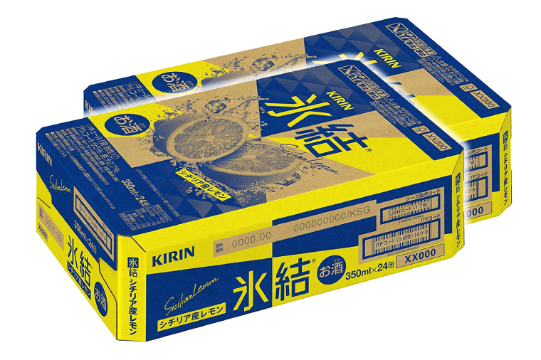キリンビール取手工場産 氷結シチリア産レモン350ml缶-24本×2ケース|KIRIN 麒麟 チューハイ 氷結 氷結シチリア産レモン 茨城県 取手市（AB089-1）