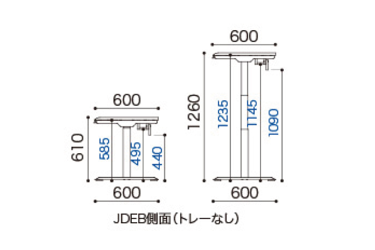 電動昇降デスクJDEB-100 天板：CN×脚：ブラック｜机 デスク 電動昇降 オフィス テレワーク 小島工芸 茨城県 取手市（BR006-CN-BK） 天板：CN×脚：ブラック