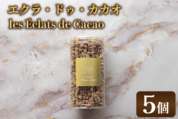 les Éclats de Cacao (5個)|チョコ チョコレート カカオ エンプレーソ アマンフロム村 ガーナ 茨城県 取手市（AH008-1）