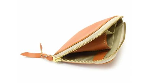 【サイフ工房ANDOU】L型ファスナー小銭入れ＜カラー：キャメル＞ 財布 さいふ ウォレット コインケース ミニ財布 コンパクト ミニ 日本製 贈り物 ギフト プレゼント 記念日 誕生日