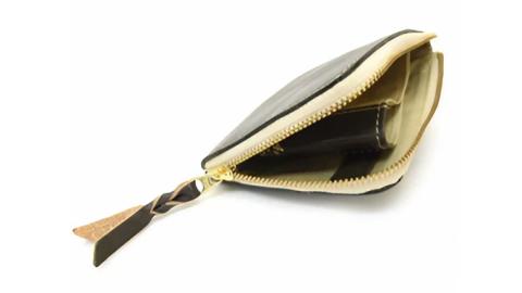 【サイフ工房ANDOU】L型ファスナー小銭入れ＜カラー：ダークグリーン＞ 財布 さいふ ウォレット コインケース ミニ財布 コンパクト ミニ 日本製 贈り物 ギフト プレゼント 記念日 誕生日