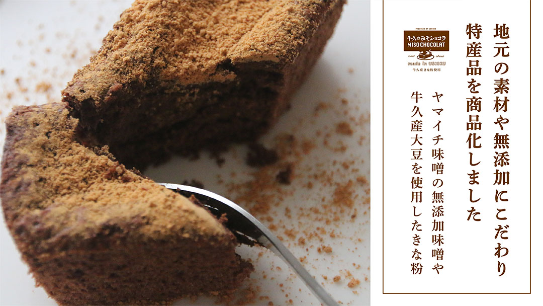 牛久の みそショコラ ( 55g x 5個 ) 洋菓子 ケーキ 焼き菓子 お菓子 味噌 スイーツ チョコレートケーキ チョコケーキ チョコレート