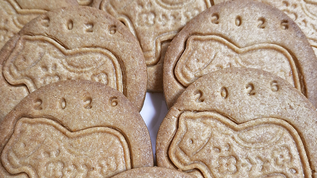  《 2026年 干支 》 午 ( うま ) モチーフ クッキー 10枚 詰合せ お菓子 子ども おやつ 焼き菓子 洋菓子 プレーン 手作り 福祉施設 迎春 新年 午 干支 お年賀 新年 の あいさつ 令和8年