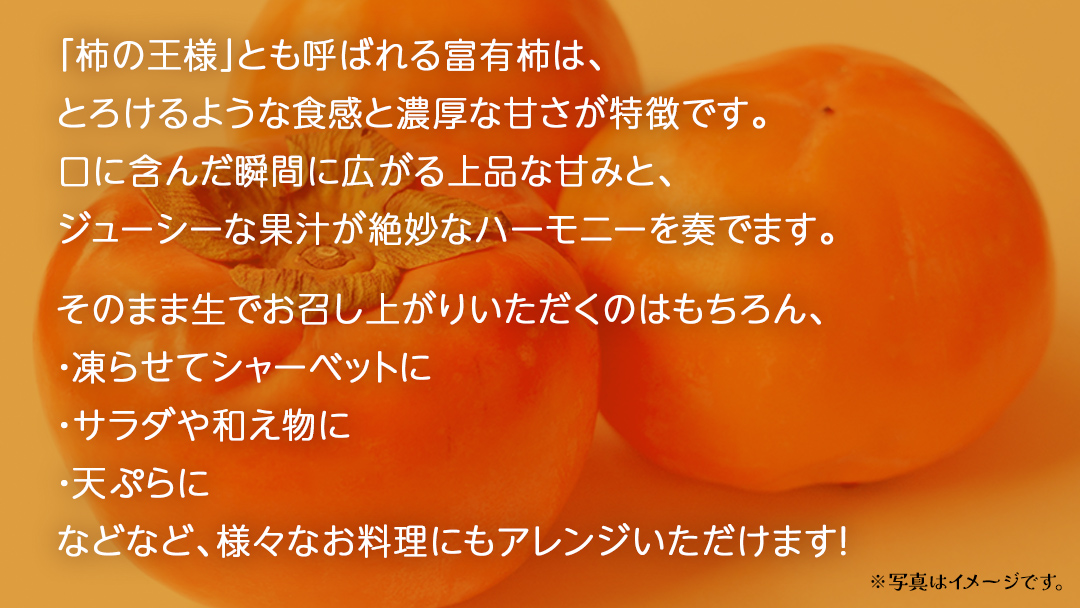 【 お歳暮 熨斗付き 】富有柿 約6kg 【2025年12月上旬発送開始】(茨城県共通返礼品：大子町)	果物 フルーツ 旬 季節限定 期間限定 贈答用 ギフト 贈り物