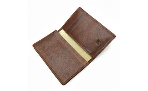 【サイフ工房ANDOU】シュリンクレザー名刺入れ 名刺ケース レザー 本革 日本製 贈り物 ギフト プレゼント 記念日 誕生日 メンズ レディース ユニセックス 男女兼用 おそろい 革小物 革製品