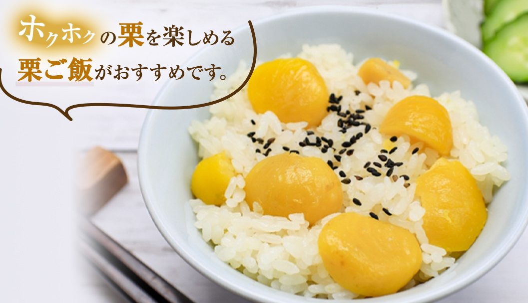 《 先行予約 》 栗 2kg （ 1kg × 2袋 ） 茨城県産 貯蔵 石鎚栗 生栗 くり クリ マロン 栗ご飯 栗ごはん 果物 フルーツ 冬 正月 おせち いしづち JA全農いばらき JA 【 2026年1月20日以降発送開始 】