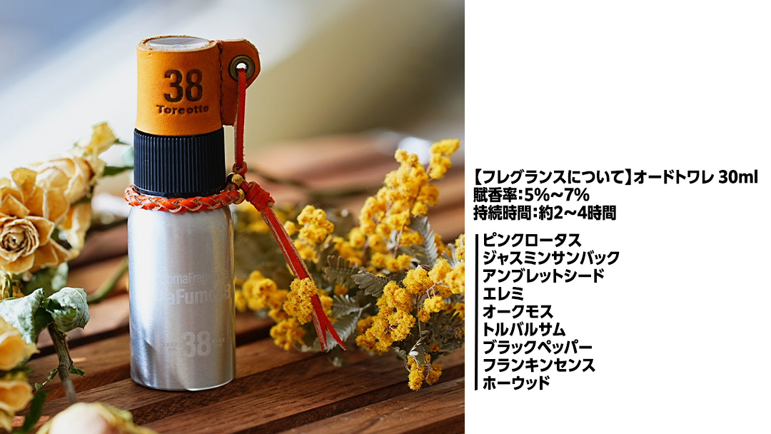 naFume38 Sunflower（サンフラワー） 38explore toreotto38 38kenkyujo アロマフレグランス 香水 サンフラワー ウッディフローラル 精油