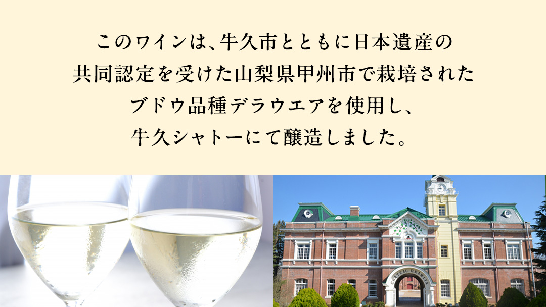 青デラ 750ml ワイン 白ワイン 白 酒 牛久シャトー デラウエア