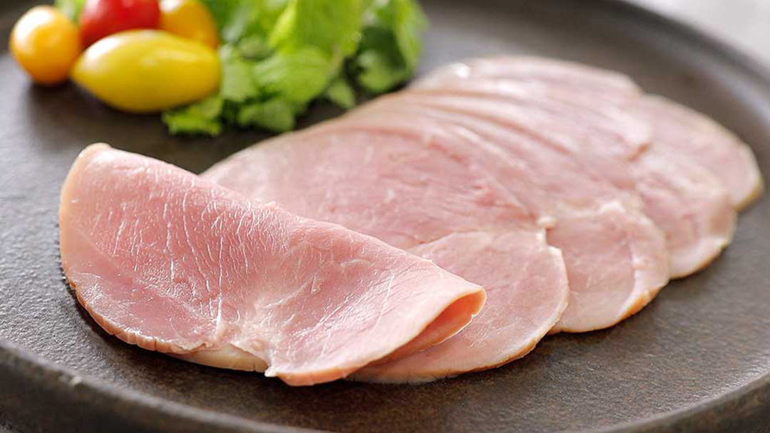 筑波ハム しっとり柔らか ボンレスハム 2個 合計800g 茨城県産 『 常陸の輝き 』 ブランド豚 銘柄豚 ( 茨城県共通返礼品 ) 肉 豚 熟成 贅沢 ハム