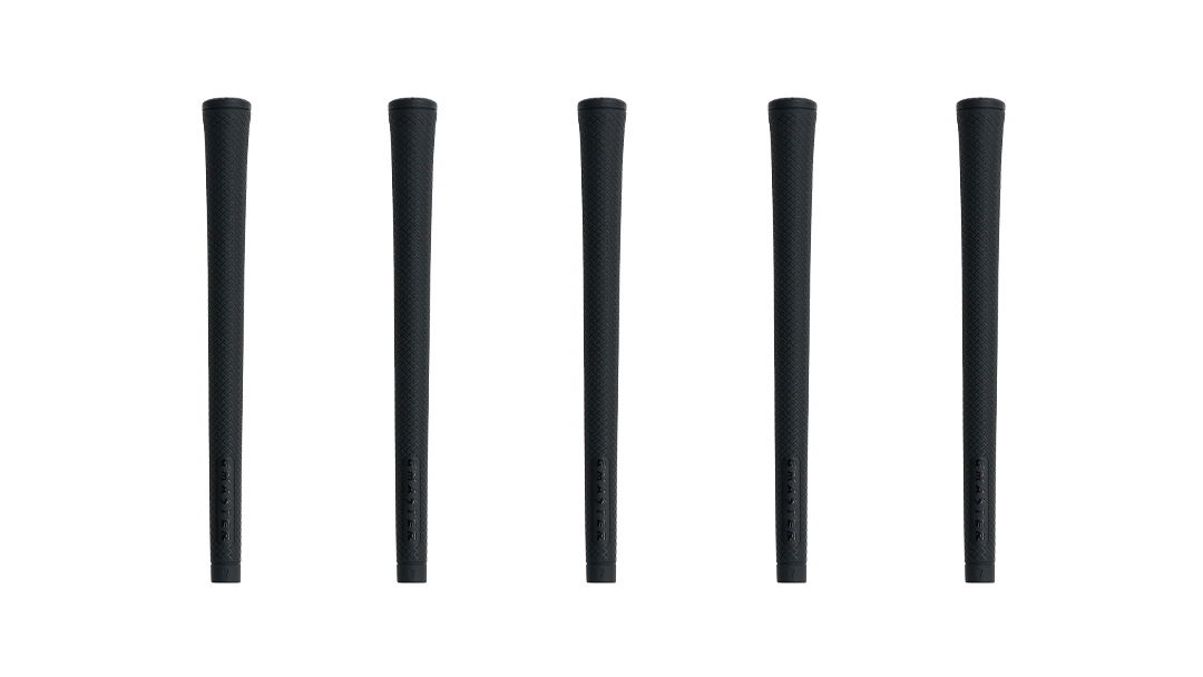 GMASTER GOLFGRIP ( スタンダード ) ブラック × ブラック 5本 ゴルフ グリップ ゴルフグリップ 日本製