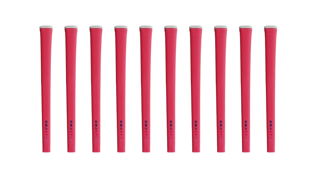 GMASTER GOLFGRIP ( スタンダード ) ピンク × マルチプル 10本 ゴルフ グリップ ゴルフグリップ 日本製