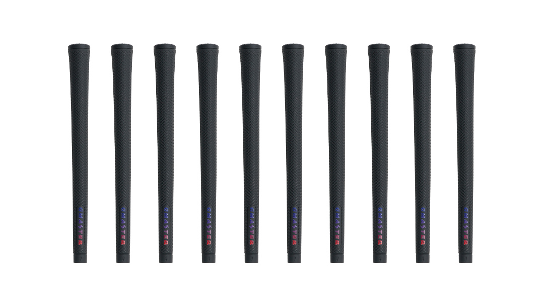 GMASTER GOLFGRIP ( スタンダード ) ブラック × マルチプル 10本 ゴルフ グリップ ゴルフグリップ 日本製