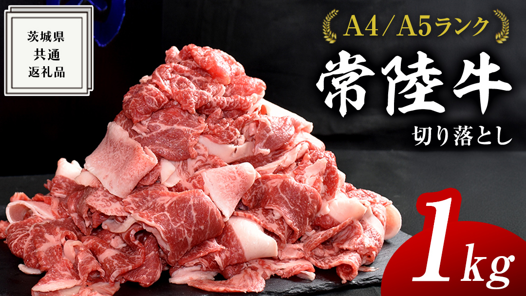 ＼選べる発送時期／【 常陸牛 】 切り落とし 1kg ( 500g × 2パック ) 牛肉 国産 牛 肉 切り落とし肉 切落し 小分け お肉 A4 A5 ブランド牛 黒毛和牛 和牛 国産黒毛和牛 国産牛 すき焼き すきやき ( 茨城県共通返礼品 ) 小分け 入金確認後、2週間～1ヶ月程度