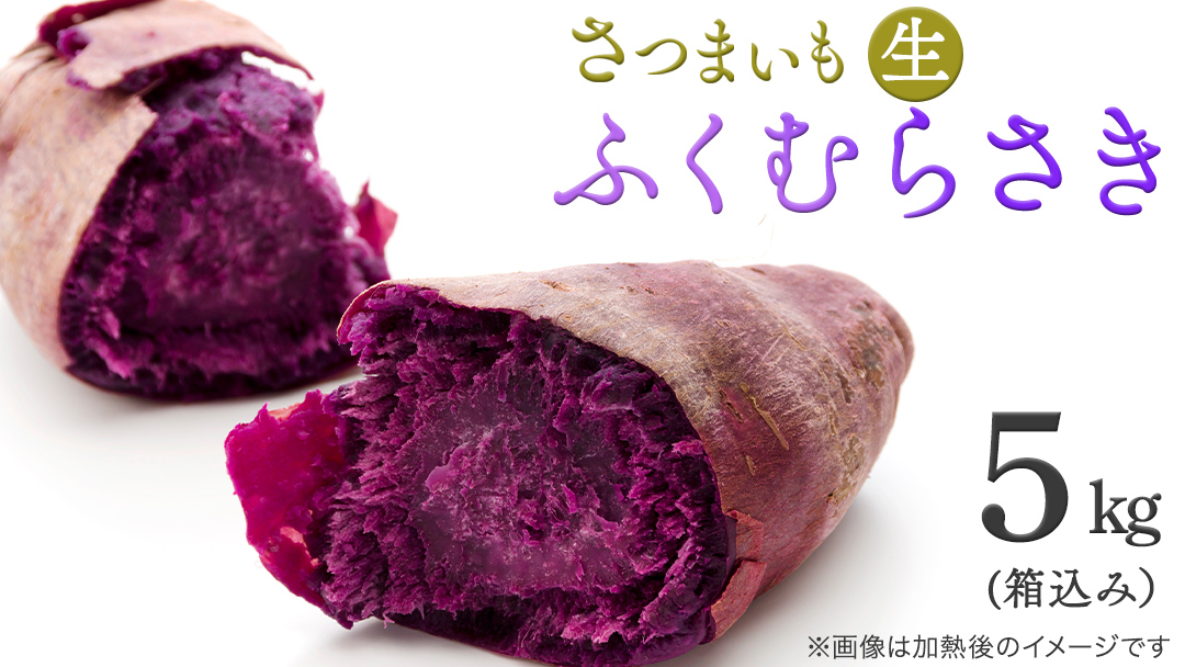 さつまいも [ ふくむらさき ] 5kg ( 箱込 ) サツマイモ さつま芋 芋 いも 野菜 焼き芋 スイーツ おやつ 国産