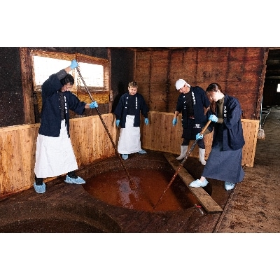 【ランチ＆デザート付】醤油蔵見学体験(もろみの櫂つきや醤油の利き味体験/100年続く老舗醤油蔵)