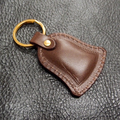 ラフテール【ガーディアンベル レザーキーホルダー 】ダークブラウン