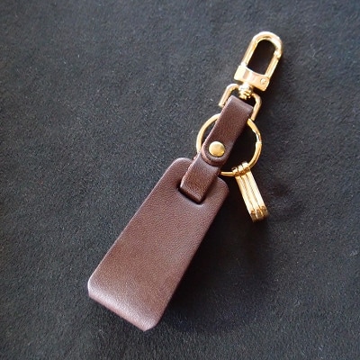 ラフテール【 レザーチャームキーホルダー】ダークブラウン　　
